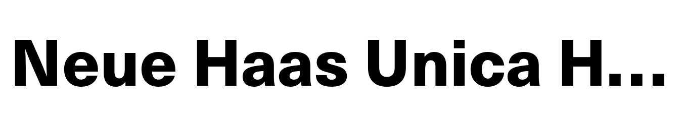 Neue Haas Unica Heavy
